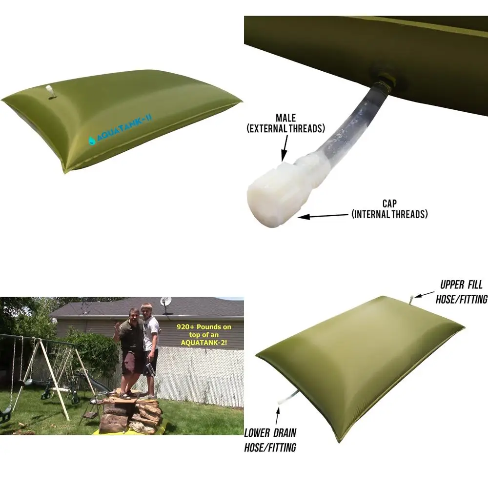 خزان مياه سعة 15 جالون - مثانة مائية محمولة للاستخدام الخارجي