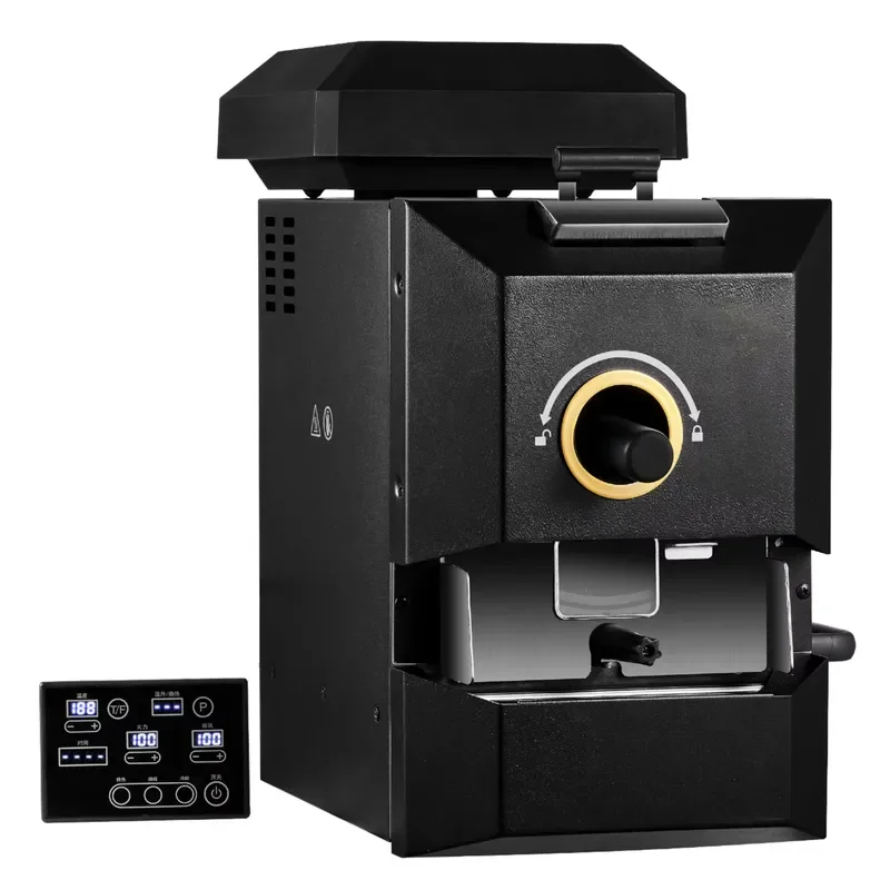 Electric Automatic Coffee Bean Roaster 500g New Design Smokeless Direct Fire Roasting Machine for Home Use