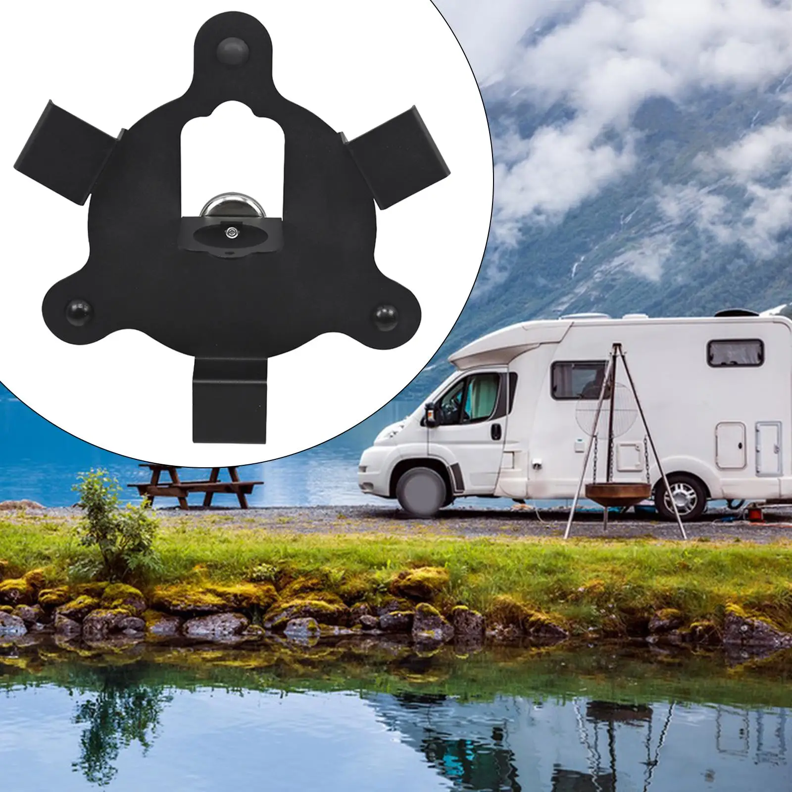 

Fifth Wheel Wire Keeper Heavy Duty Metal Cord Organizer RV Power Cable Holder Easy Install for Trailer