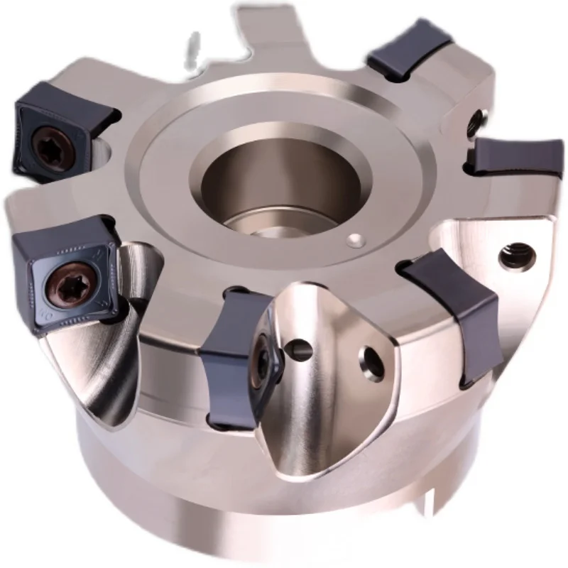 

88-градусная головка с ЧПУ, быстрая подача, плоская фрезерная головка для тяжелой резки, Sngx120508, фрезерный станок с вставками