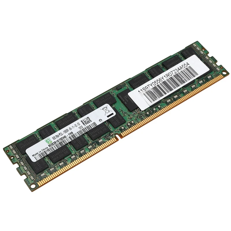 Memoria Ram DDR3 de 8GB, 1333MHZ, Ecc, PC3L-10600R, 1,35 V, 2RX4, REG, Ecc, para estación de trabajo de servidor