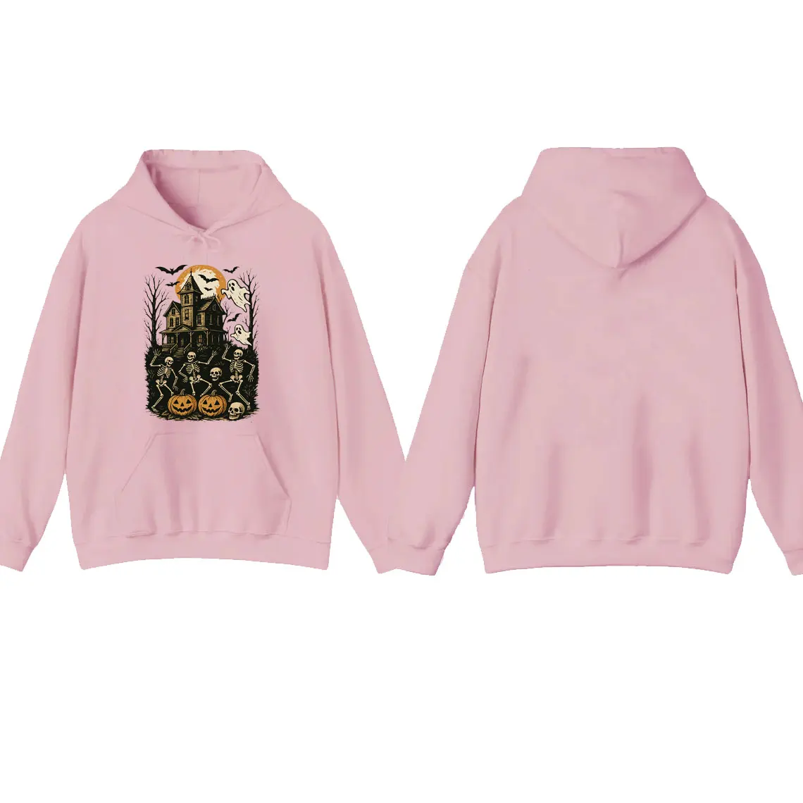 هالوين الهيكل العظمي منزل مسكون هالوين منزل مسكون البلوز مخيف الرجعية الرقص الهيكل العظمي هودي مهرجان مسكون هوديي #3