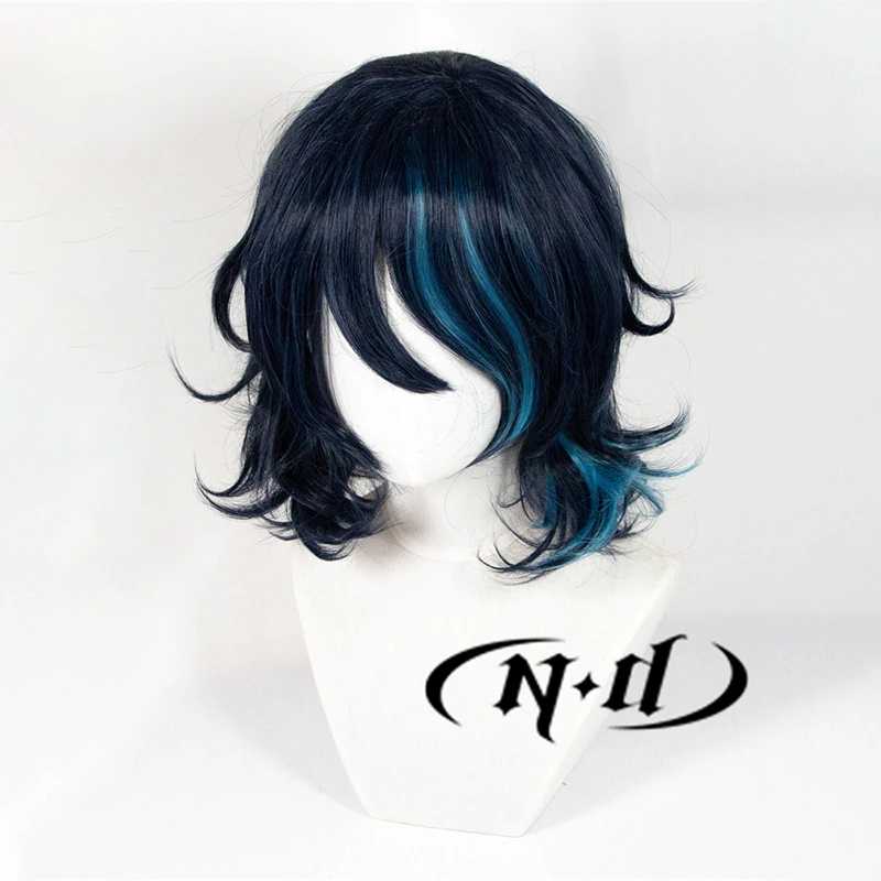 Pelucas de Cosplay ND Tsumugi Aoba, postizo, conjunto de estrellas, pelucas de pelo para Cosplay, resistentes al calor para fiesta de disfraces Comic Con Coser