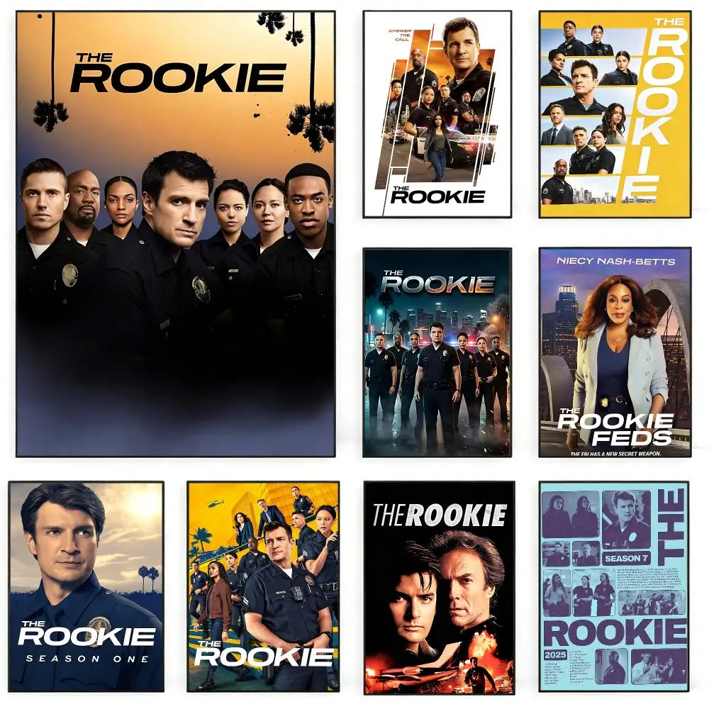 series The Rookie Poster Poster Nordic HD Self-Adhesive Wall Sticker Home Café Bedroom Living Room Art Decor Gift