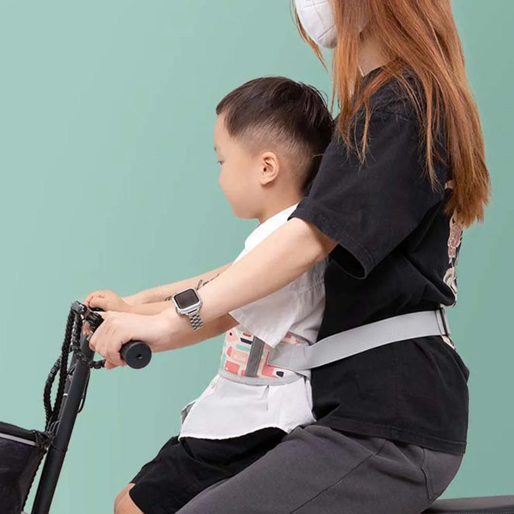 Nylon Motorcycle Seat Belt Children Adjustable Sturdy Safety Seat Harness Breathable Lightweight Chest Safe Strap Daily