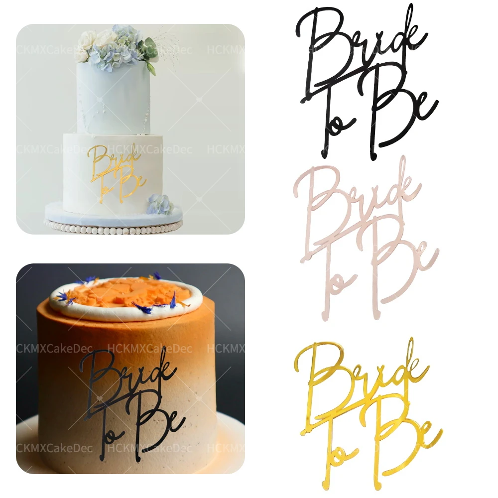 Gold Acrylic Bride …