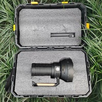 50000 Lumens Brightest Tactical EDC Flashlight with Cooling Fan 16pcs P50 LED Solar charging Torch Light for Hiking Camping