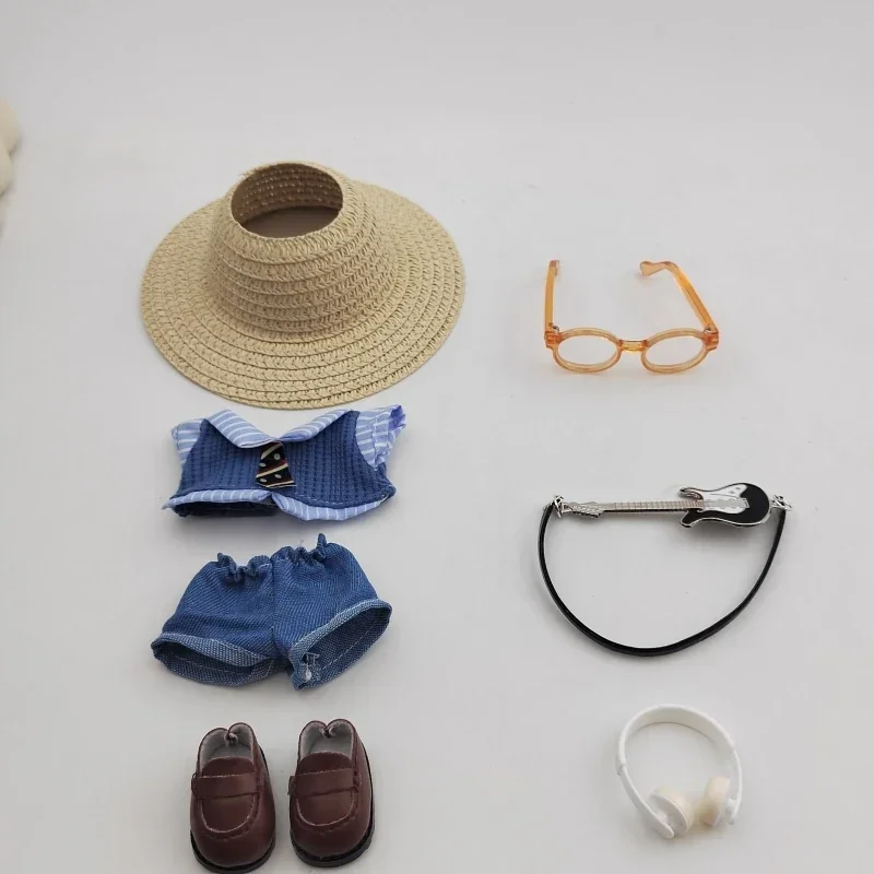 สําหรับ 17 ซม.Labubu ตุ๊กตาชุดการออกแบบสร้างสรรค์เสื้อผ้า Handmade High-end MINI อินเทรนด์และแฟชั่นการจับคู่อุปกรณ์เสริมหล่อ