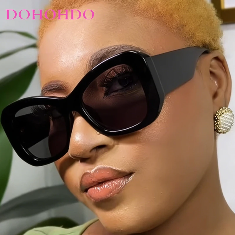 

Fashion Trendy Big Frame Square Sunglasses Women Men Brand Designer Eyeglasses Outdoor Travel Driving Shades Eyewear UV400 Очки