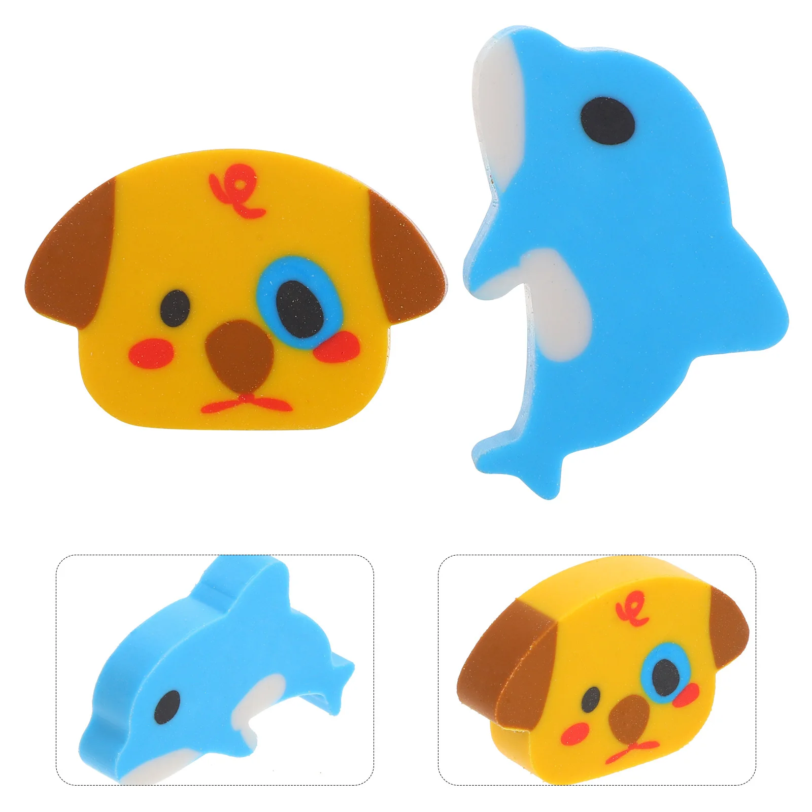 

100Pcs Mini Animal Erasers Tiny Cute Erasers for Kids Bulk School Classroom Party Supplies Set Mini Eraser Kids Eraser