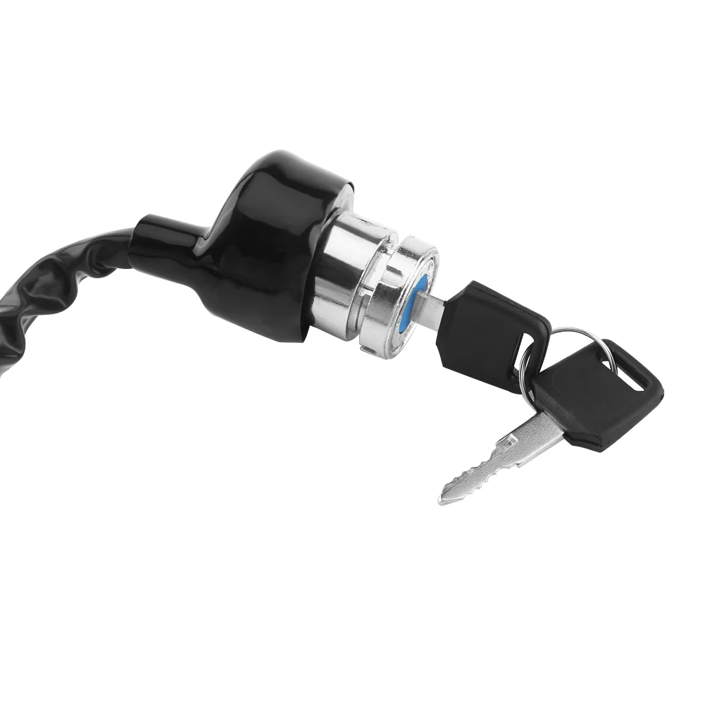 Universal Car Motorcycle 6-Wire in 9 pin plug Ignition Switch 3 Position 2 Keys Ignition Lock Key Switch