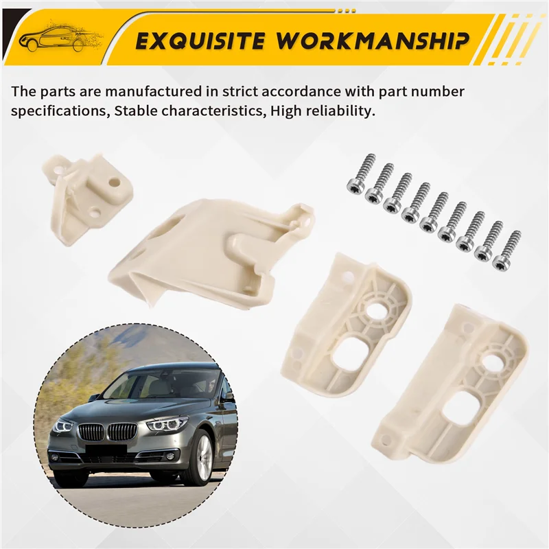 

Headlamp Holder Repair Mount Kit Front Headlight Repair Kit 63115A5F631 63115A5F632