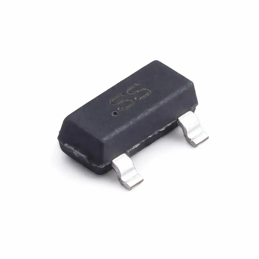 (100 pcs) BSS138A-TP SOT-23 (Marking SS) BSS138A- N-Channel MOSFET 50V 220mA 350mW