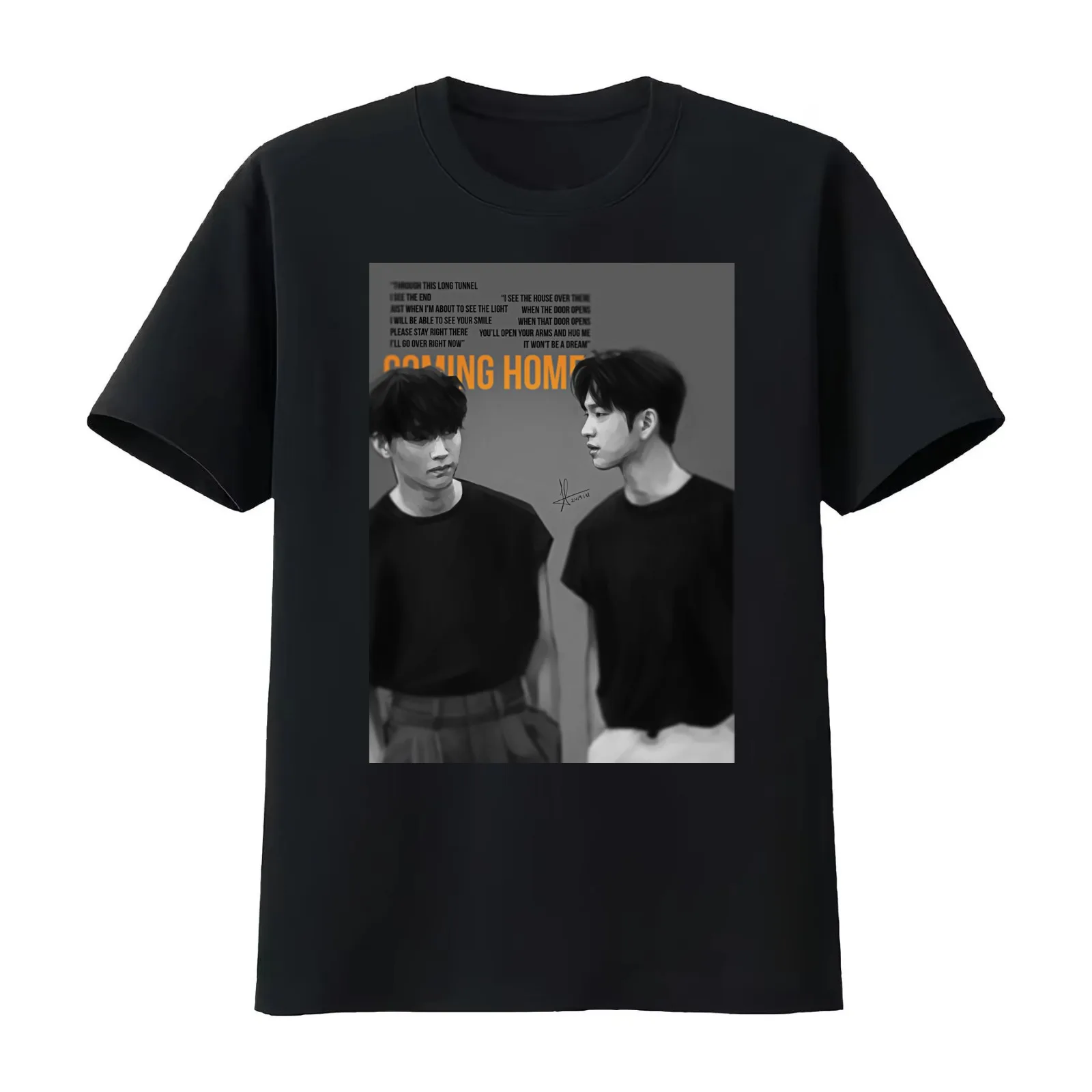 GOT7 JJP T-Shirt Summer Casual Cotton Tee Oversized Streetwear Tops Vintage Graphic Print Loose Fit Short Sleeve