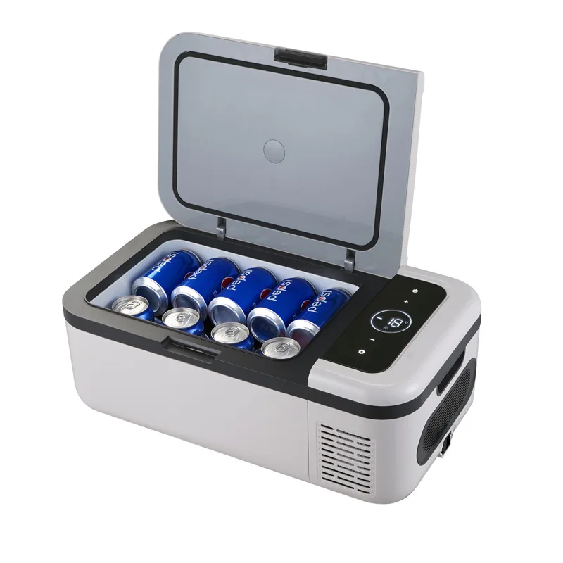 

Hot Sale 12L Fridge Mini Rechargeable Portable Travel Case Compressor Car Refrigerator for Home and Outdoors Car Cooler