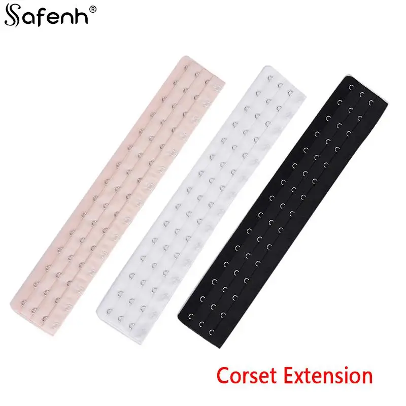 1/10Pc Corset Extension 1 Rijen 3 Haken 15 Gesp Beha Extender 15 Verlengen Haak En Oog Tape 15 Band 15 Sluiting Ondergoed Accessoires