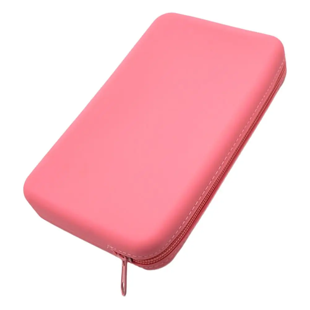 Silicone Makeup Waterproof Travel Toiletry Portable Pouch Rose Pink Zipper Storage Brush Silicone Toiletry Bag Bag