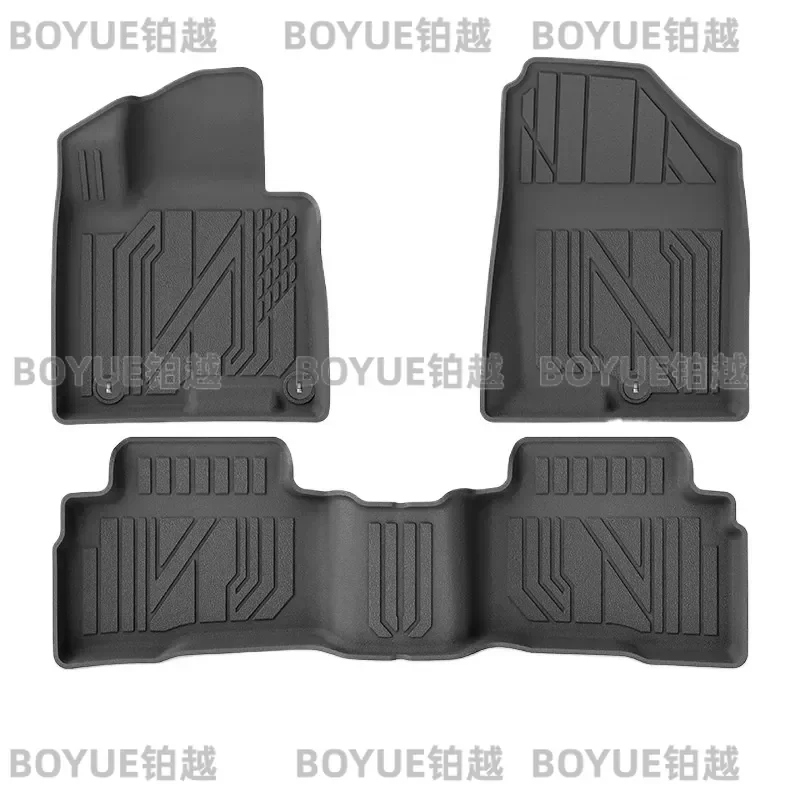 TPE Car Floor Mats for Tucson 2022-2026 Custom Fit All Weather Liners Trunk Cargo Mat Interior Accessories Protection