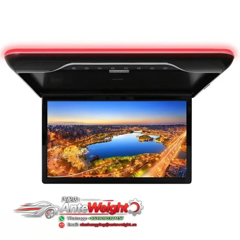 22Inch Android 13 for Ma-xus V90 RV Vanlife Roof Ceiling Monitor Multimedia Video Player Universal Car Monitor WIFI USB HDMI FM