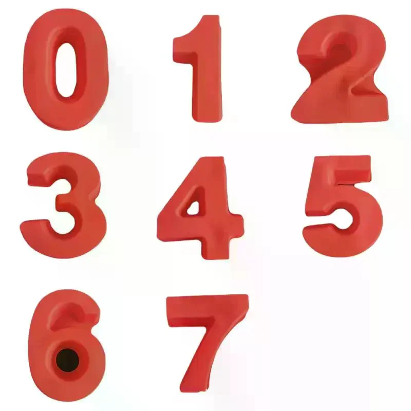 1Pcs 10 Inches Number Baking Moulds Large Silicone 3D Number Cake Moulds DIY Baking Moulds Number Shape 0-9 For Birthday