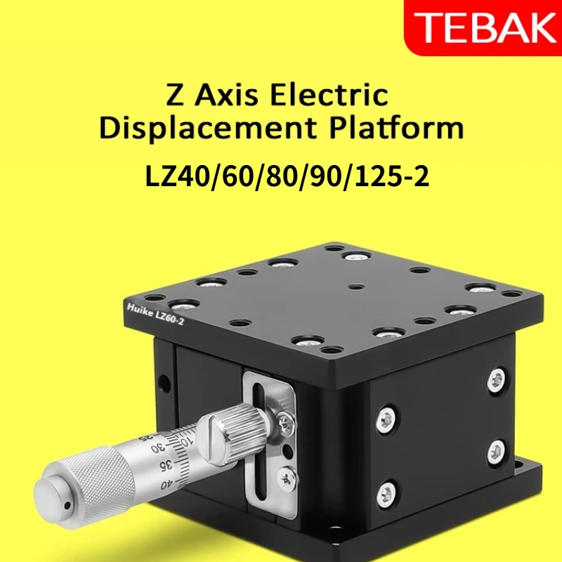 Z Axis 20*20mm - 125*125mm Optical Displacement Platform LZ25 - LZ125 Fine Tuning Platform Height Adjustable Sliding Lifts Stage