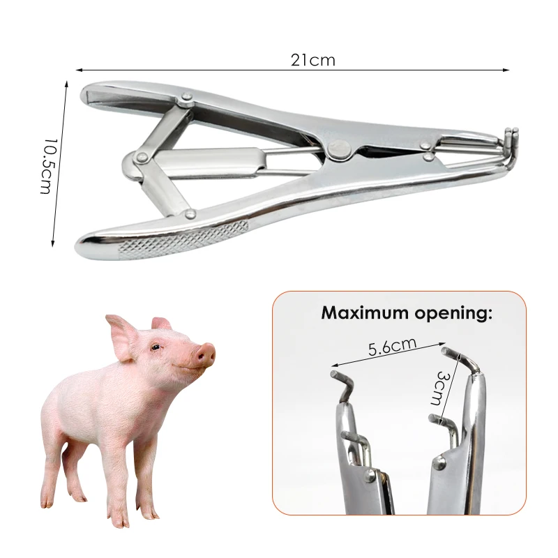 Animals Sheep Tail Castration Forceps Expansion Clamp Elasticity Rubber Castration Rings Farm Animal Bloodless Tail Pliers