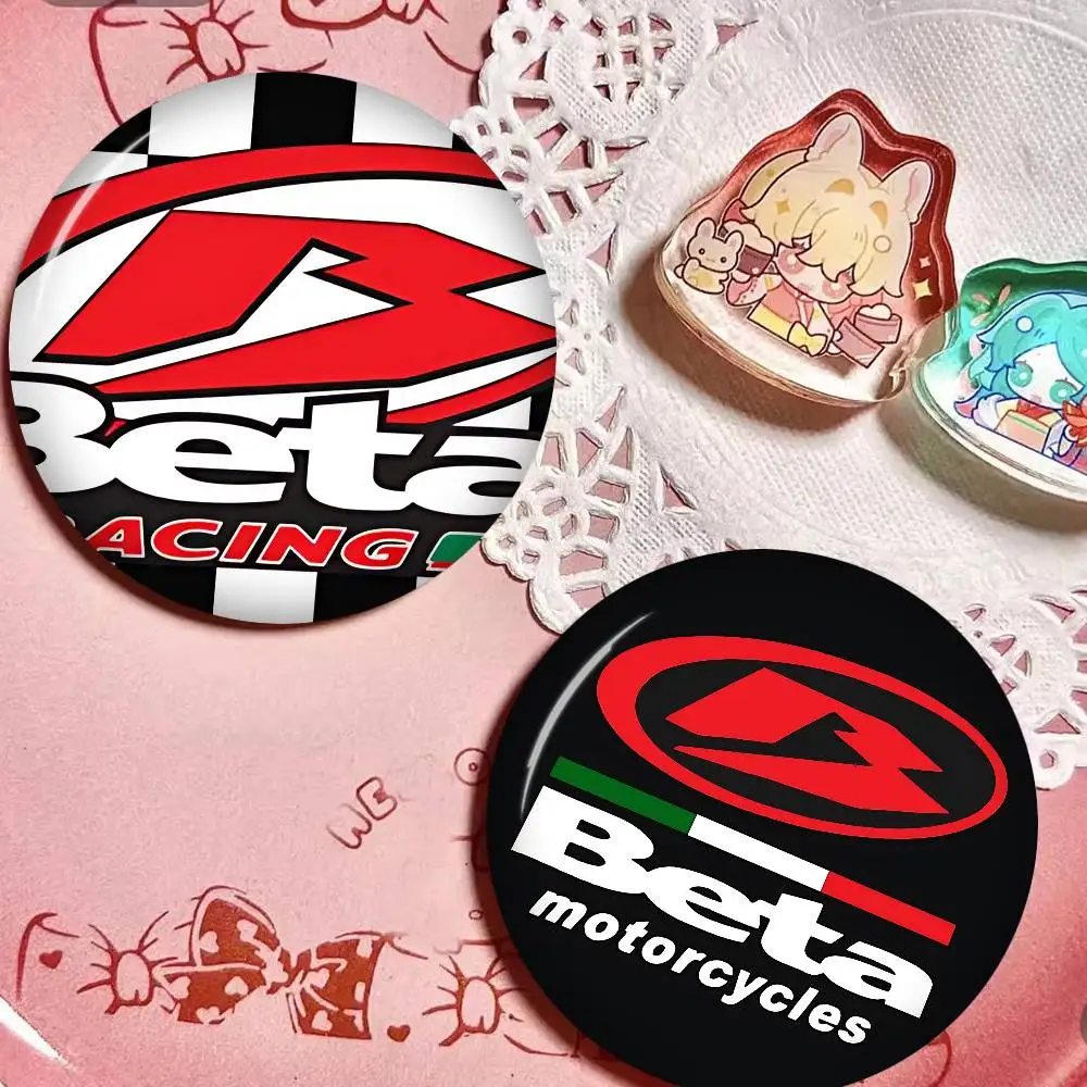 B-Beta-Racing Anime Button Pin Handmade Brooch for Clothes Cartoon Badge Backpack Decoration Jewelry Accessories