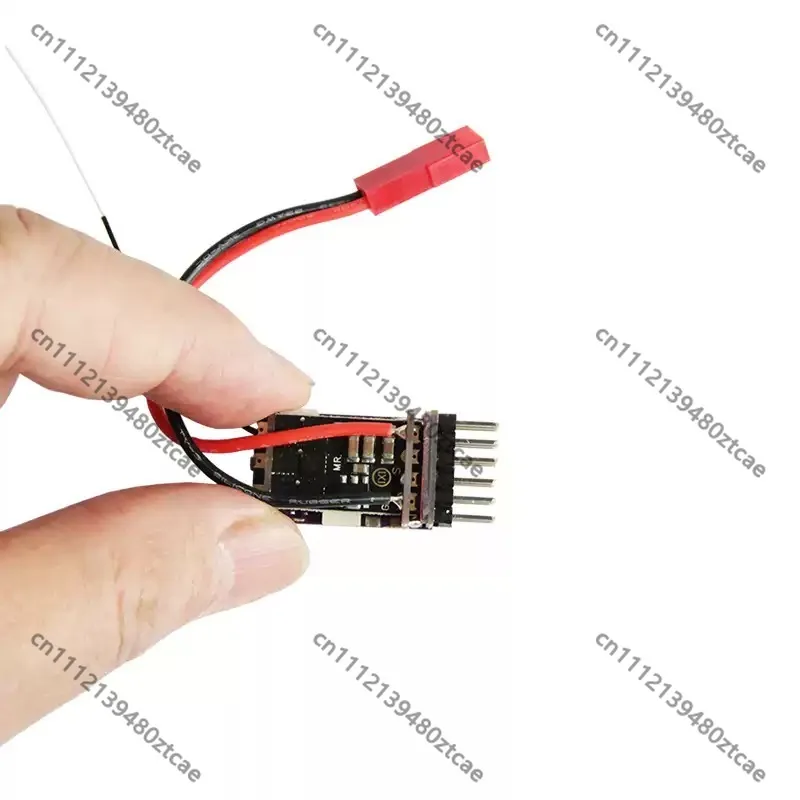 Receiver with Built-in 2-3S 20A Brushless ESC, All-in-one Receiver Electronic Speed Controller for RC Model DIY Replacement