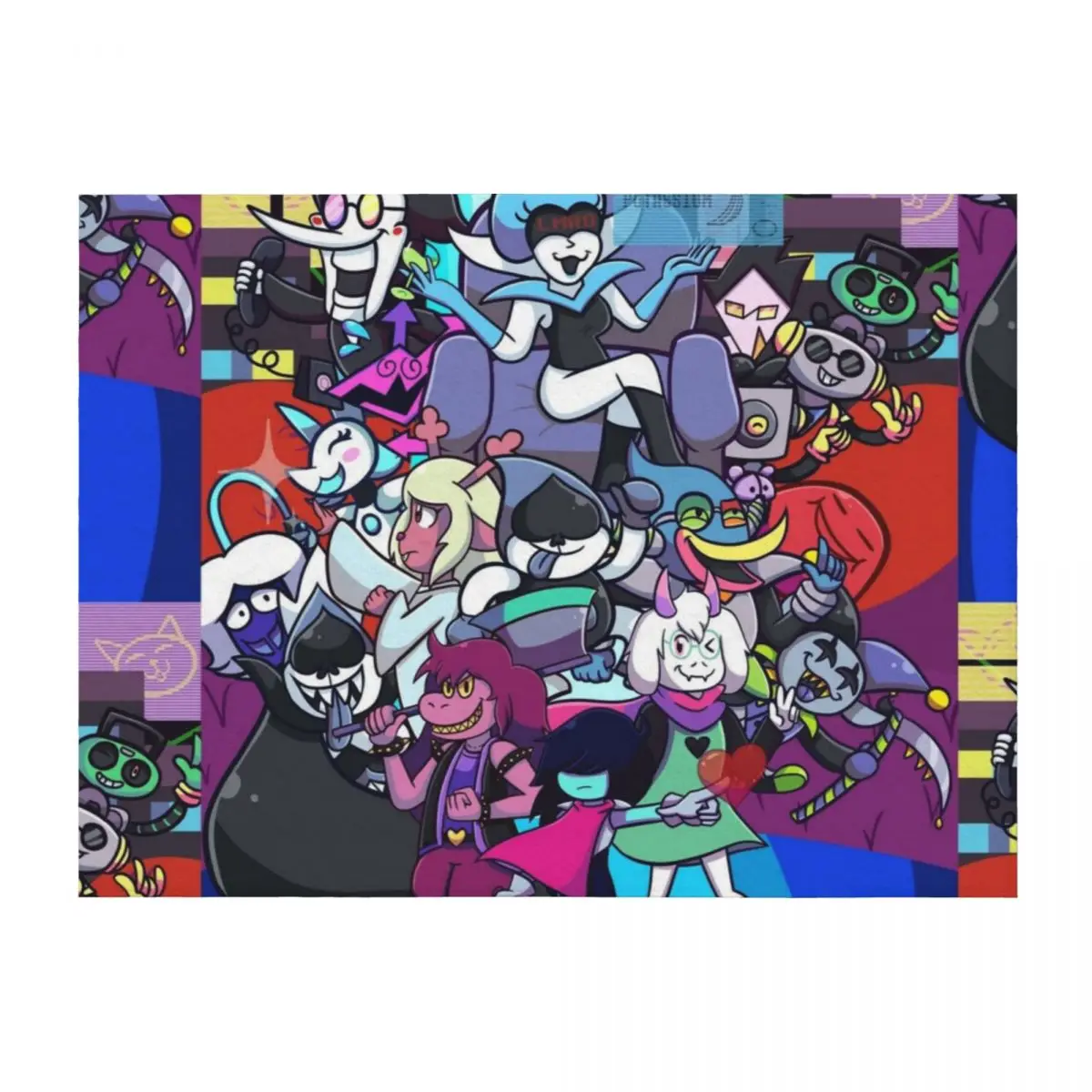

Deltarune Chapter 2 Throw Blanket Luxury sofa bed Bed Blankets