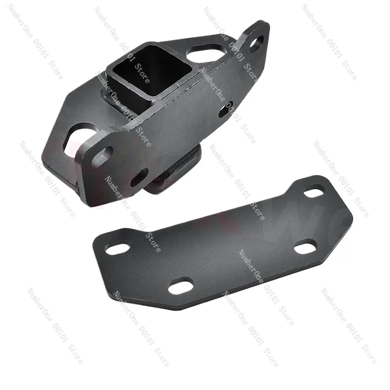 Pickup Truck Trailer Black 2inch Square Tube Car Modification Accessories Trailer Arm Receiver
