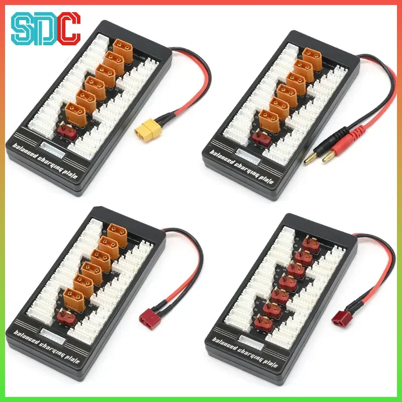 

2s-6s Lipo параллельная сбалансированная зарядная плата Xt60 разъем для радиоуправляемого зарядного устройства B6ac A6 720i плата параллельной зарядки