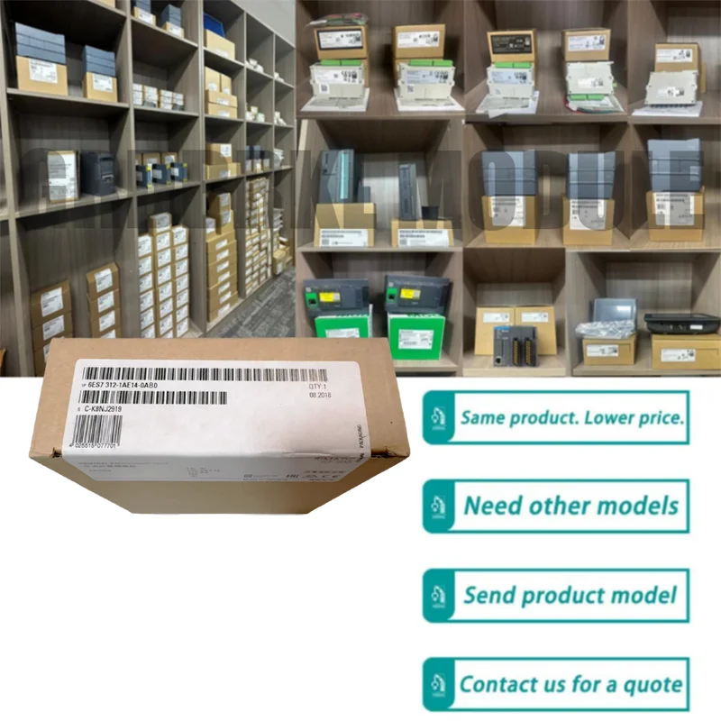 العلامة التجارية الجديدة الأصلي 6ES7312-1AE14-0AB0 S7-300 CPU312 24V DC وحدة