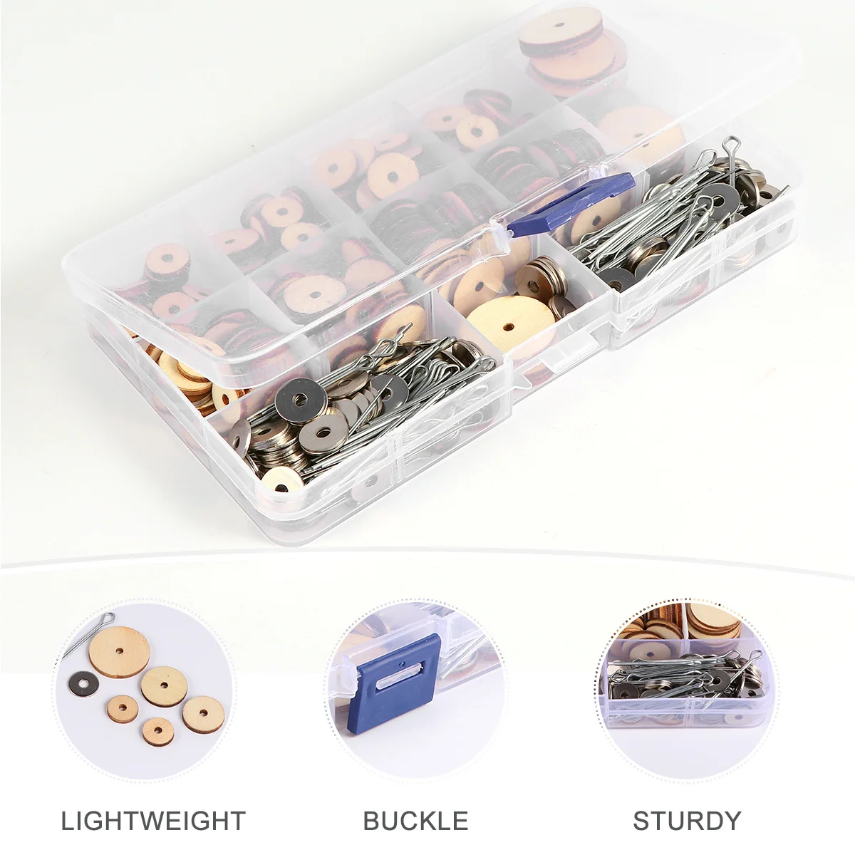 90세트 목재 조인트 커넥터 수제 DIY 회전형 곰 조인트 볼트 액세서리 인형 제작 공예 용품