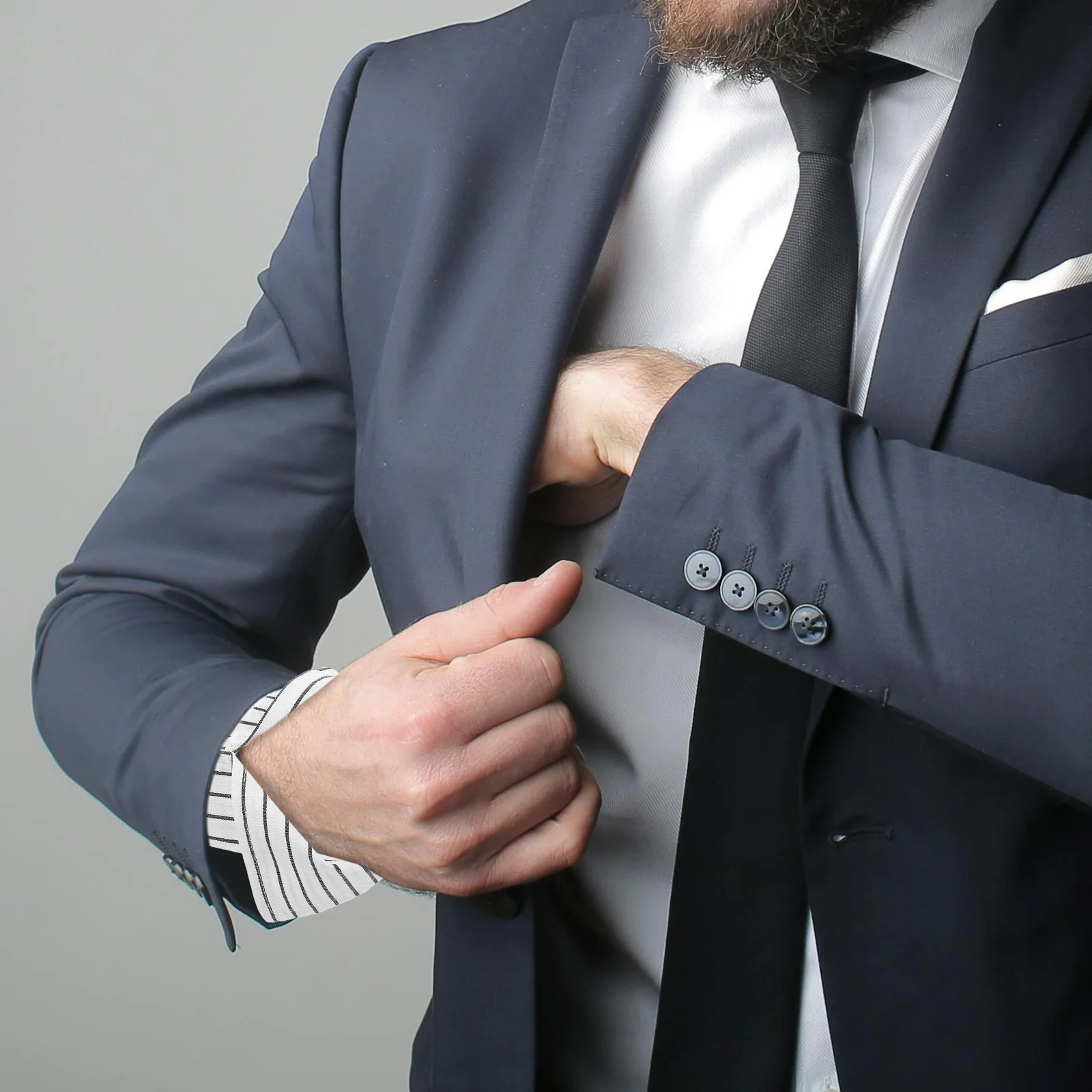 

1 Pair For Replacement Striped Cuffs Detachable Shirt Cuff For Blouses Men Women Fashion Wrist Cuffs Sleeve Accessories