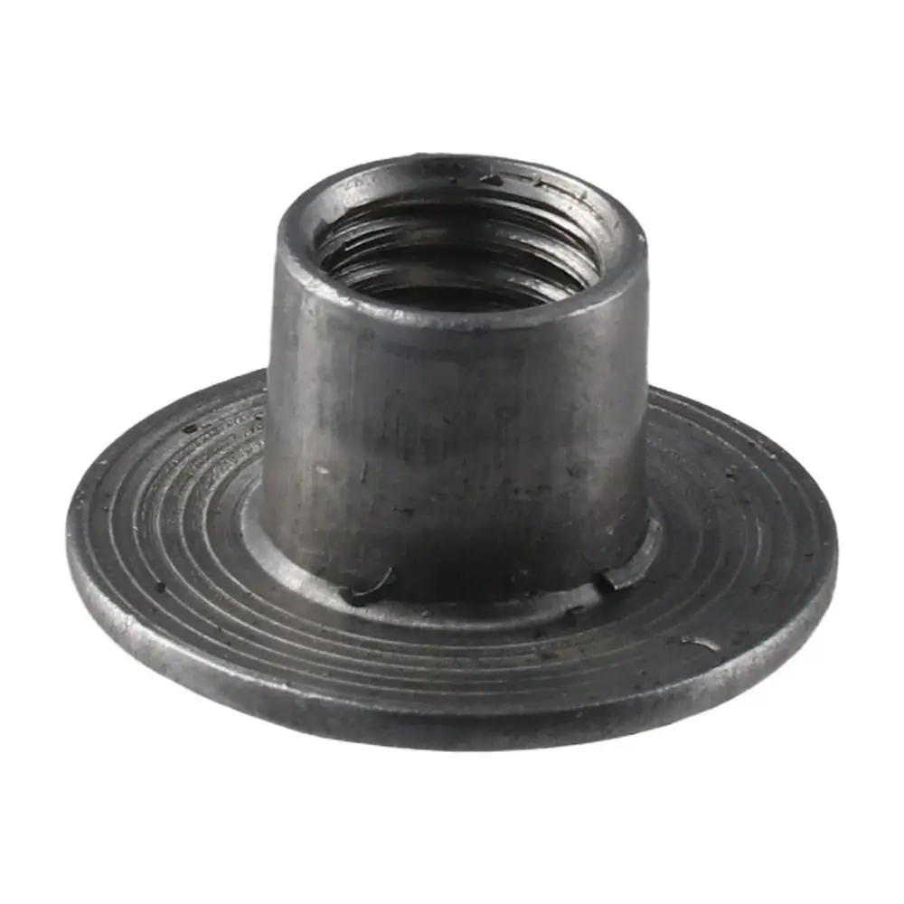 30Pcs M6 M8 Tee Nut Round Base Through Hole Flange Insert Nut Female Thread Carbon Steel Mounting Hardware Fastener