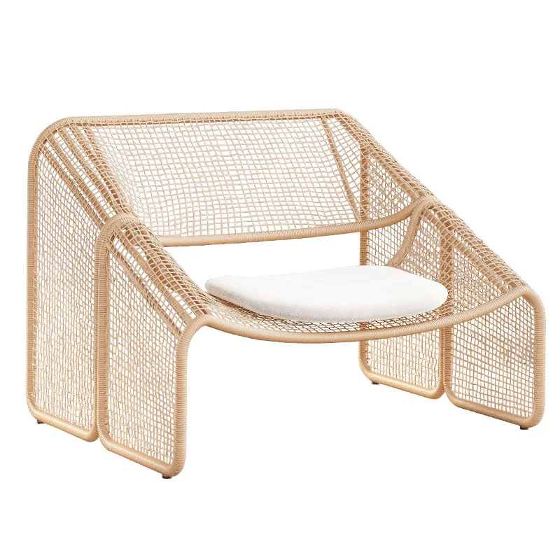 

LTT Outdoor Rattan Sofa Hotel Villa Courtyard Balcony B & B Terrace Leisure Rattan Chair
