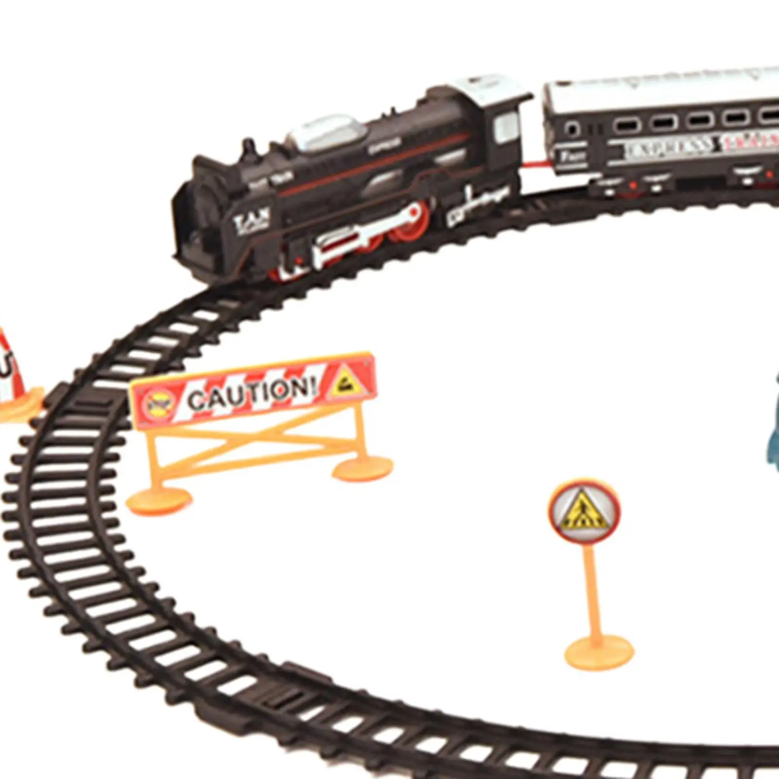 Electric Train Track Playset with Lights Development Toy Motor Activity Toy and