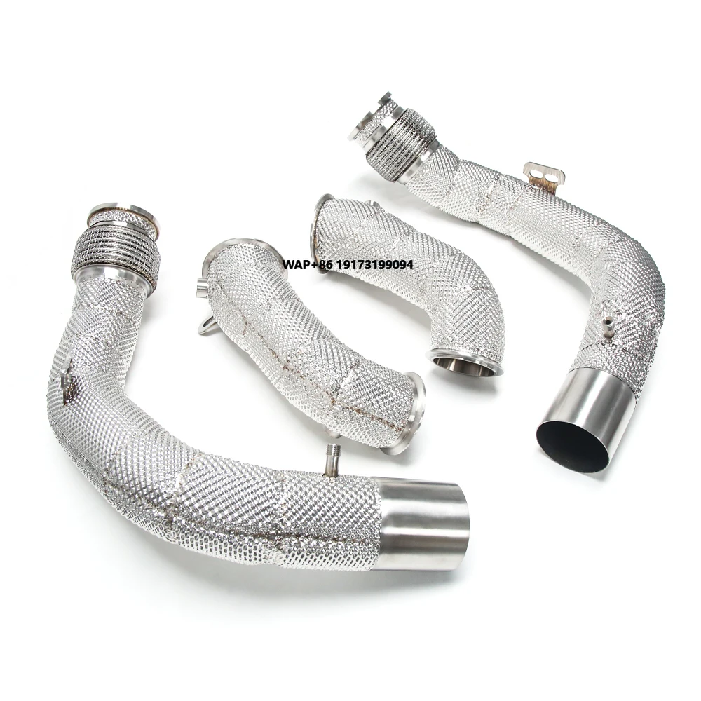 

Racing Downpipe for F90 M5 F92 M8 Fatboy Downpipe With Insulation