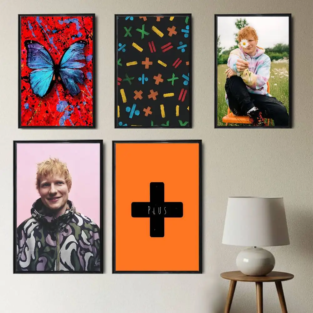 Plus Multiply Album Ed Sheeran Poster Trendy Wall Art For Coffee Office Bar Decoration Best Good Sticker Printed On PP Paper