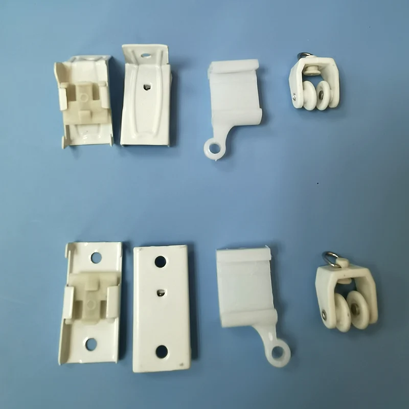 10pcs Flexible Ceiling Curtain Accessories Bendable Curtain Track Accessories Set M20