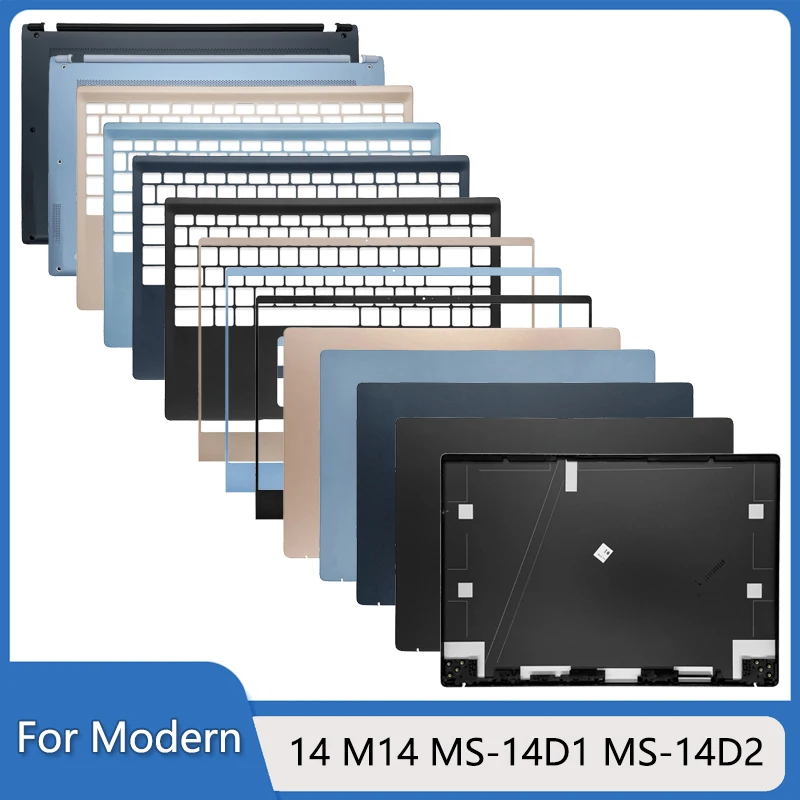 

Новинка для современного 14 M14 MS-14D1 MS-14D2 aptop, задняя крышка ЖК-дисплея, чехол/передняя рамка, подставка для рук/нижняя часть/петли
