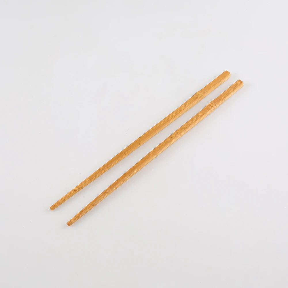 Dishwasher Safe Tableware Reusable Eco-Friendly Handmade 25 cm 10 inch Brown Dry Natural Bamboo Chopsticks with No Paint or Wax