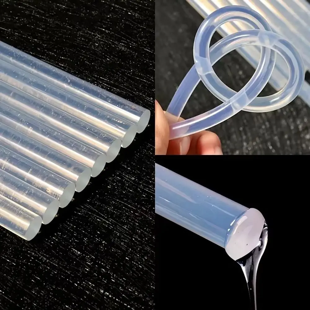 10Pcs Adhesive 7*150mm Hot Melt Glue Sticks Strong Viscosity Transparent Hot Melt Glue Glue Sticks Craft