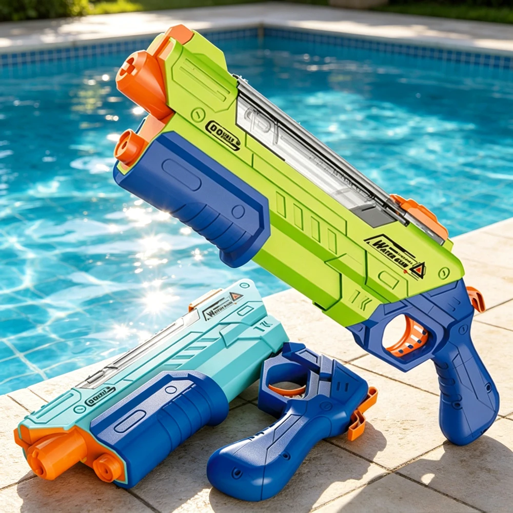 Electric Water Gun Toy, Fully Waterproof  New Outdoor Water Spraying Blaster for Pool Beach Water Fight Birthday Festival Gift