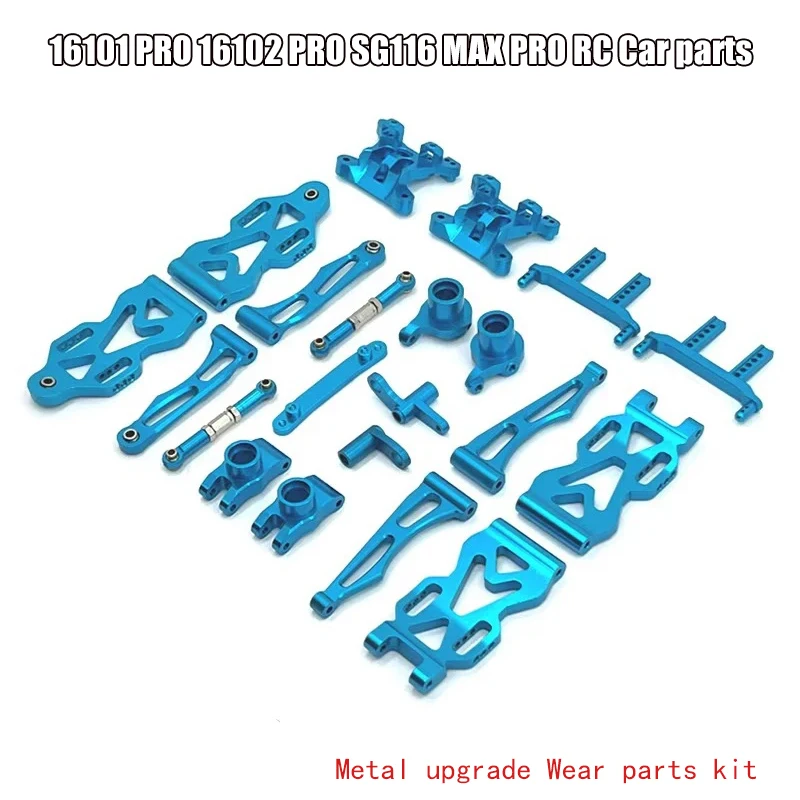 SCY16101 PRO 16102 PRO SG116 MAX PRO RC Auto 1:16 Blau Verbesserte Metall Ersatzteile Modell 4WD Original Ersatzteile Antriebswelle Getriebe