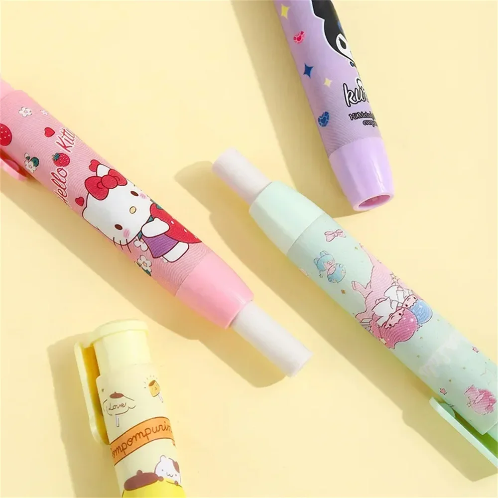 Creative Sanrio Hello Kitty Press Eraser Anime Kuromi Melody Cinnamoroll Cartoon Kawaii Stationery Gift Office School Supplies image 3
