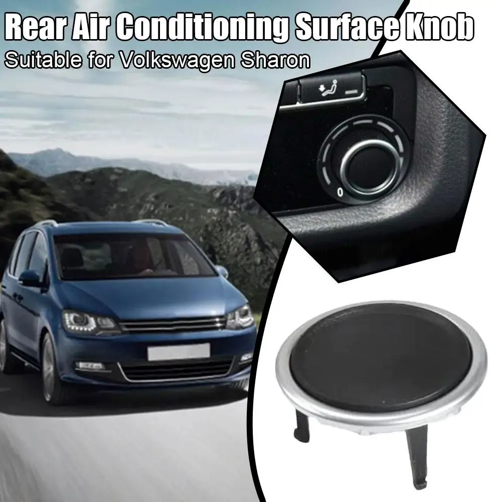 For Volkswagen Sharan Rear Air Conditioning Knob Cover Plating Cover Auto 7N0907049C Accessories Decorative Panel S6O6