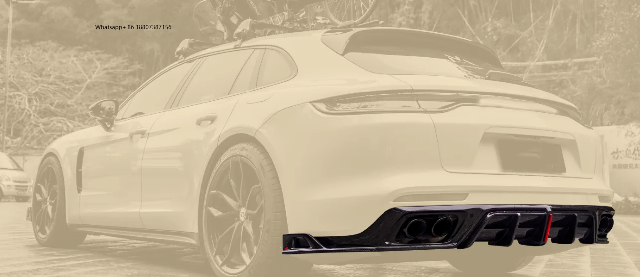 

ForPorsche Panamera 971.1 971.2 2017-2023Carbon Fiber Rear Lip Body Kit Custom Manufacturer Bumper for Cars