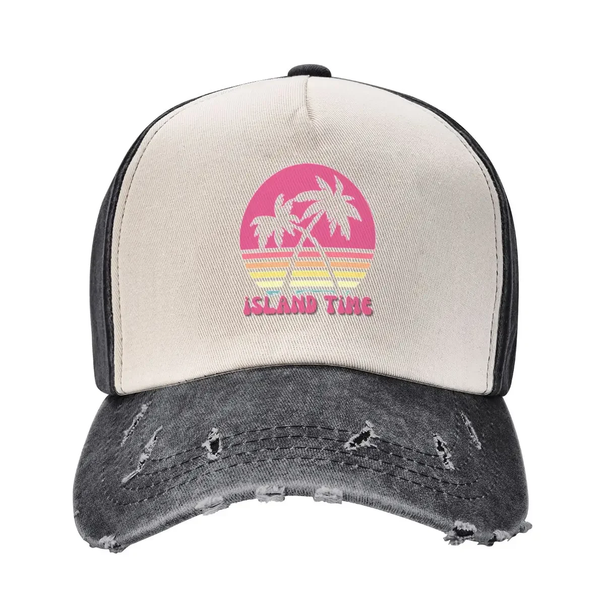 

Vintage Tropical Sunset, Island Time, Endless Summer, Sunset ChaserCap Baseball Cap Christmas Hat Kids Hat Hats Woman Men's