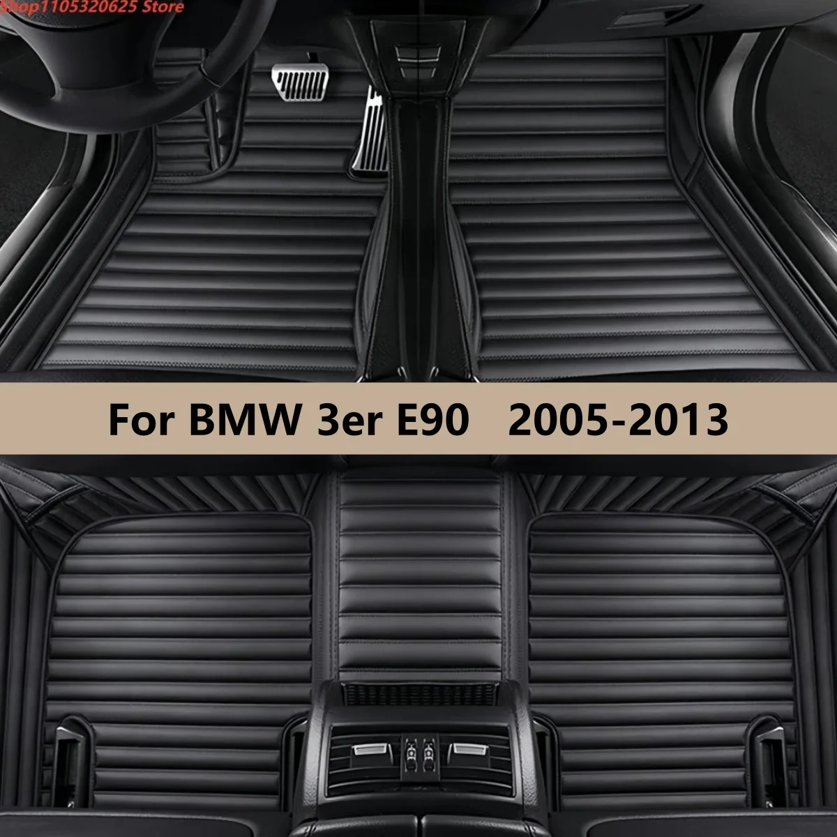 

Custom Car Floor Mats For BMW 3er E90 2005-2013 316-335 Auto Accessories Full Set Leather All Weather Cars Carpets Pads